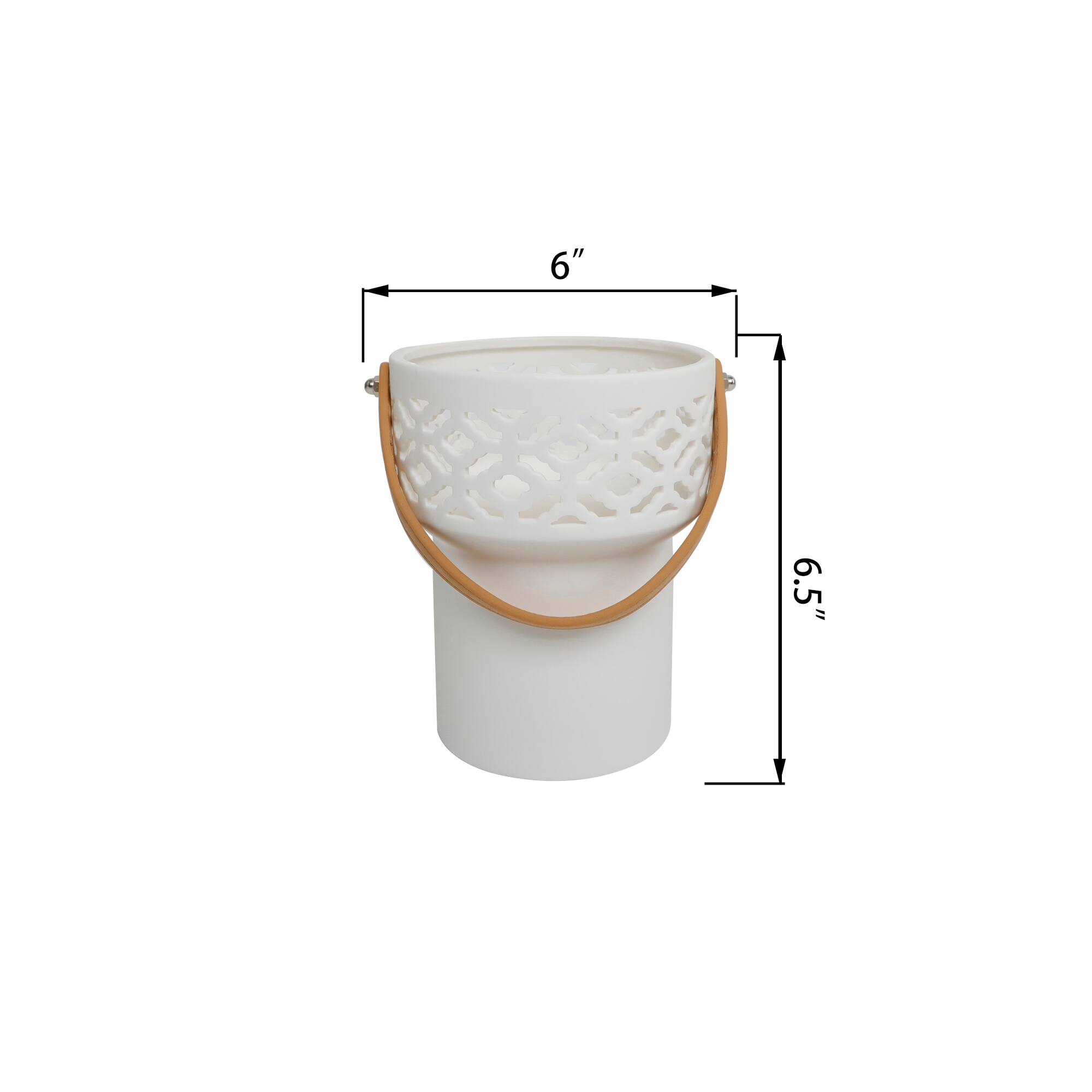 Flora Bunda® LED Kilim Ceramic Lantern